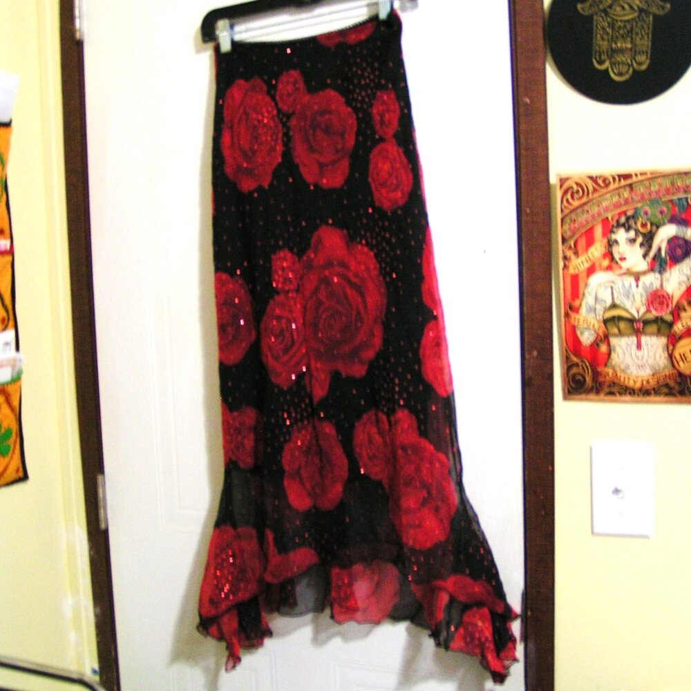 ROSIE CHIFFON SKIRT 3 - Picture 1 of 2